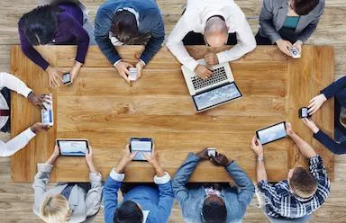 Bild: Digitalisierung und Kollaboration in der Cloud