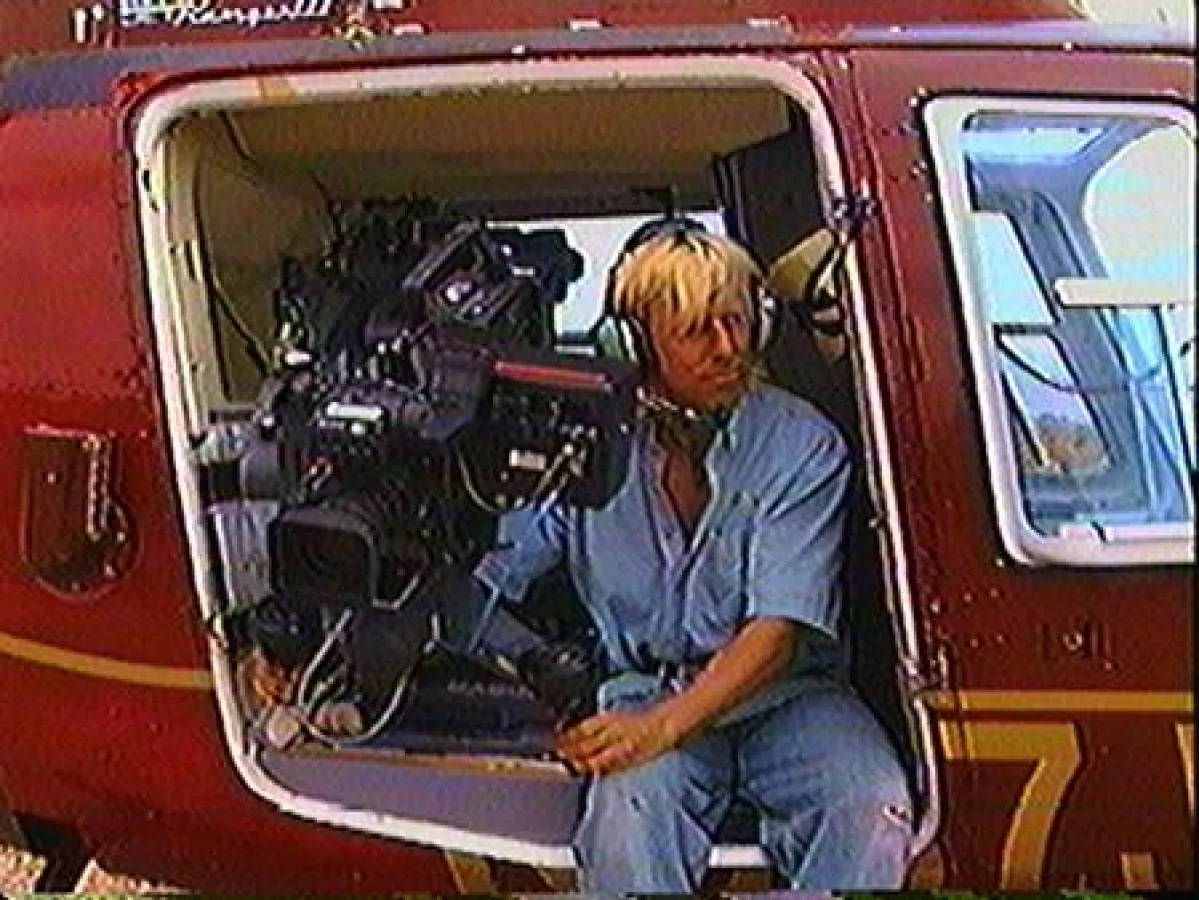 Rothkranz beim Filmdreh