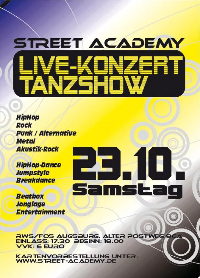 Street Academy Augsburg Premiere