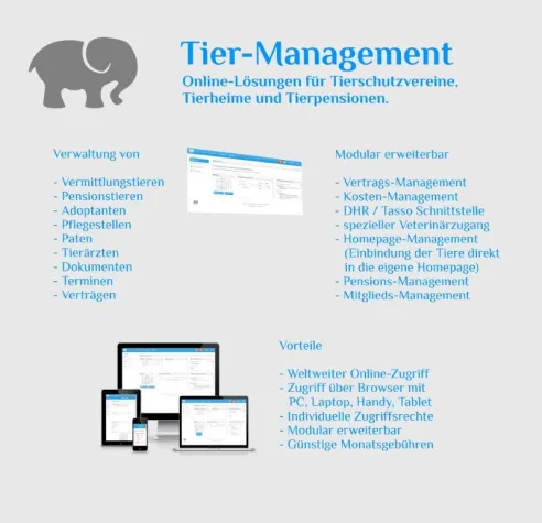 Bild: Tier-Management fit für Tierheime