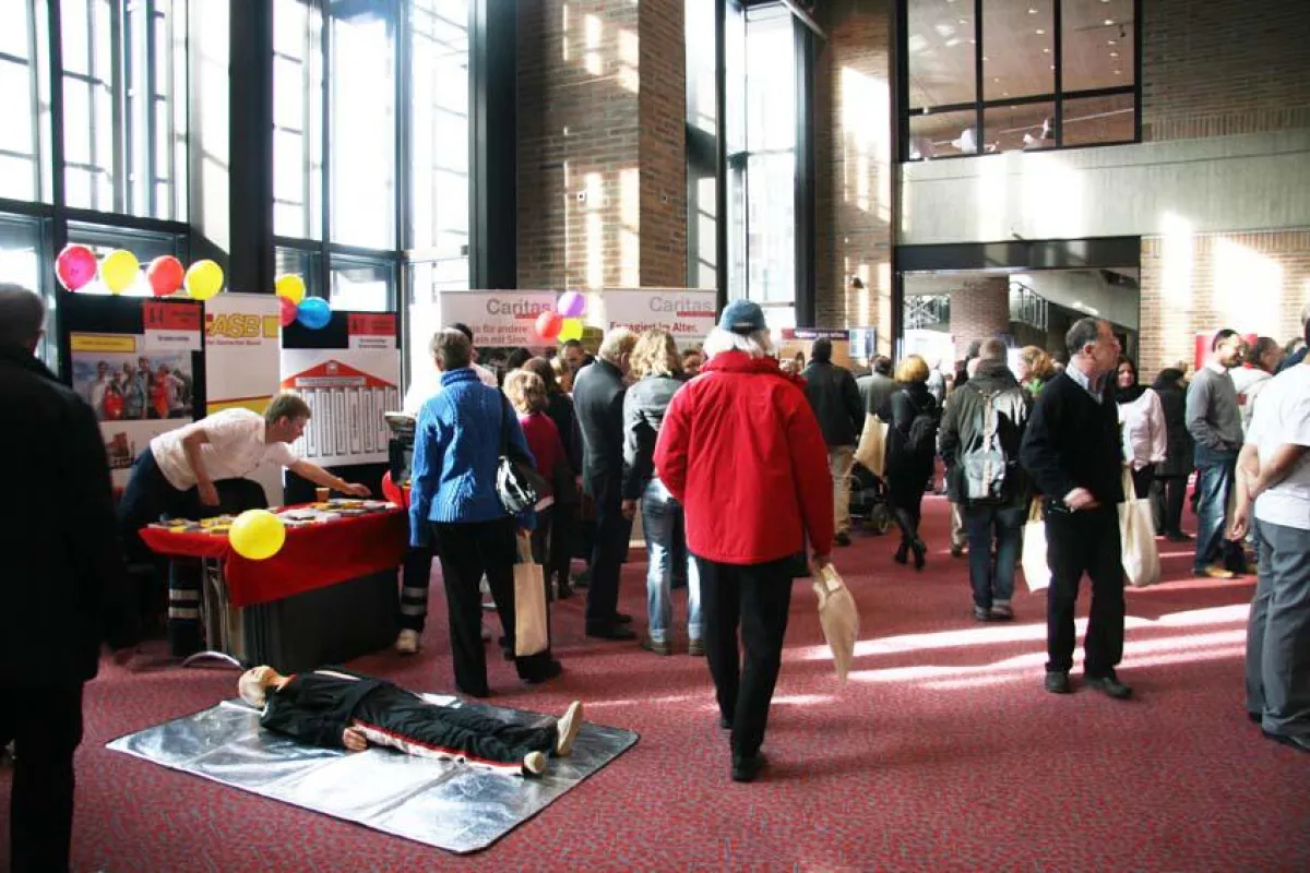 Großes Interesse für die freiwillige Tätigkeit beim ASB München. Foto: ASB München