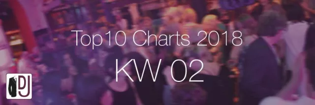 Bild: Aktuelle Top Ten-Charts KW 02/2018