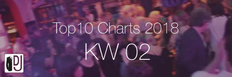 Bild: Aktuelle Top Ten-Charts KW 02/2018