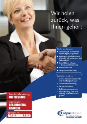 Bild: Culpa Inkasso GmbH wird Mitglied im Bundesverband für Inkasso und Forderungsmanagement