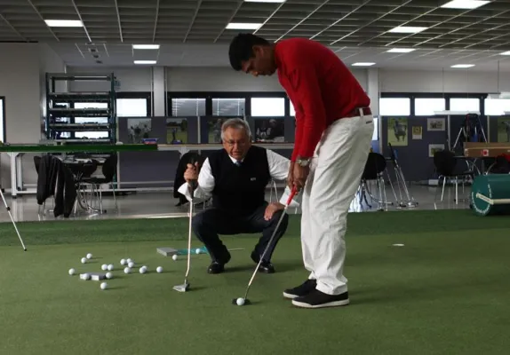 Bild: 3 Tage Intensivtraining: Indischer Nationalspieler Gagan Verma zu Gast in der Kramski Putting Academy