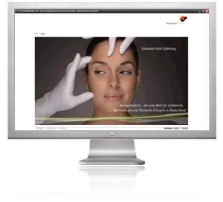 Bild: Rosenparkklinik verschönert jetzt auch ihren Webauftritt