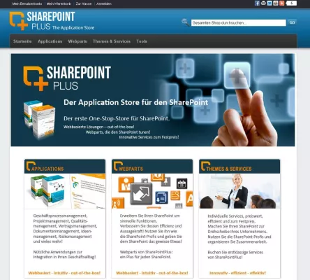 Bild: SharePoint Plus Store für Komponenten, Webparts und Services öffnet seine Tore