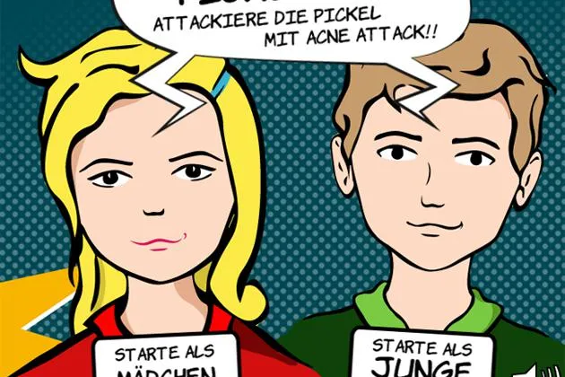 Bild: Attacke den Pickeln: Im Spiel und auch im Leben