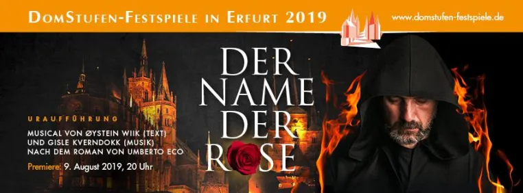 Bild: DomStufen-Festspiele in Erfurt 2019: Der Name der Rose