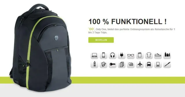 Bild: Neuer Reiseruckasck aus Frankreich erobert jetzt auch Deutschland