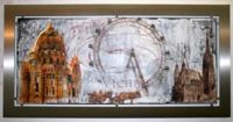 Organische Dynamik und Mixed Media Bild: Organische Dynamik und Mixed Media