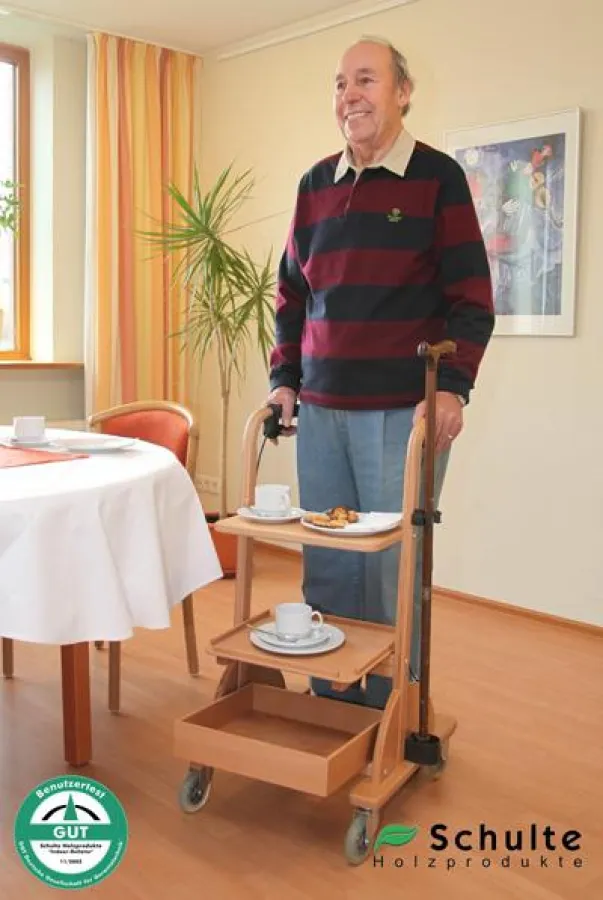 Schmal und wendig: Haus-Rollator von Schulte.