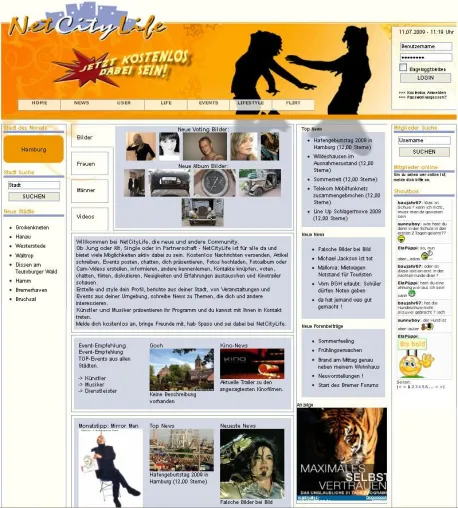 Neue Community NetCityLife.de verfolgt neues Konzept Bild: Neue Community NetCityLife.de verfolgt neues Konzept