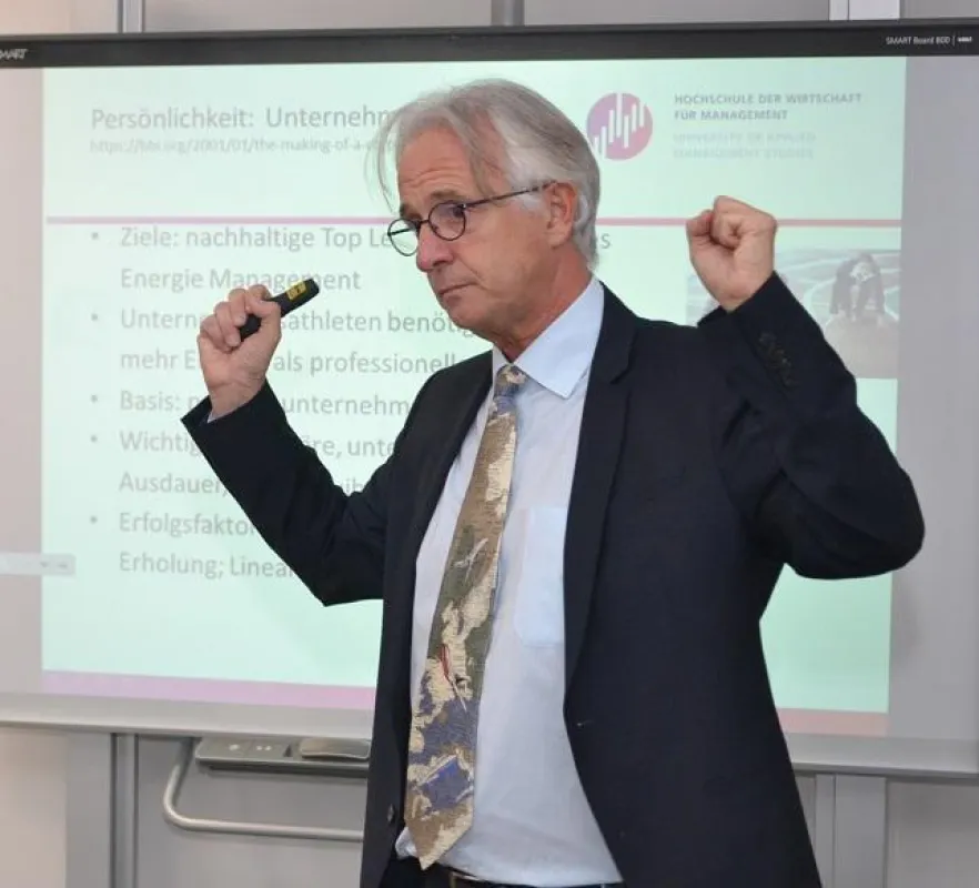 Prof. Kaufmann will internationales Profil der HdWM weiter schärfen. Archiv-Foto: Franz Motzko