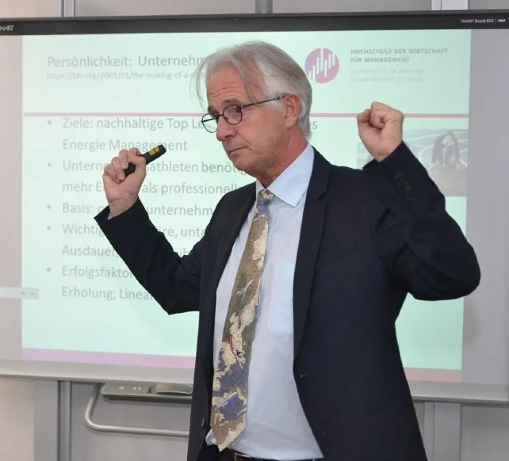 Prof. Kaufmann will internationales Profil der HdWM weiter schärfen. Archiv-Foto: Franz Motzko