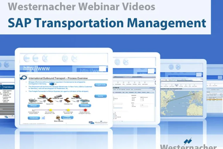 Westernacher stellt erstes englischsprachiges SAP TM Webinar Video mit Live-Demo online. Bild: Westernacher stellt erstes englischsprachiges SAP TM Webinar Video mit Live-Demo online.