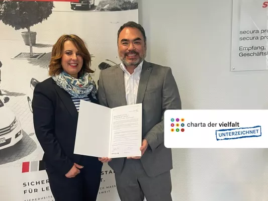 Bild: secura protect unterzeichnet Charta der Vielfalt