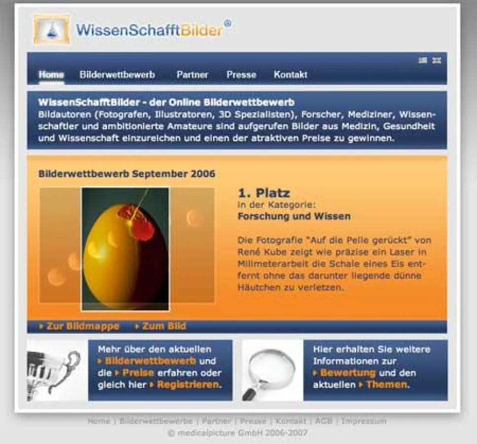 Wissen-Schafft-Bilder Homepage