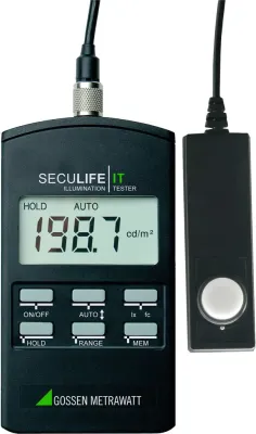 Beleuchtungsstärkemessgerät für Raumklassendefinition nach DIN6868-157 Bild: Beleuchtungsstärkemessgerät für Raumklassendefinition nach DIN6868-157