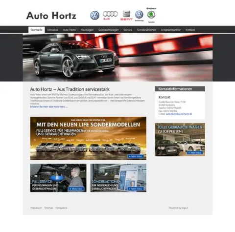 Bild: Duisburger Traditionsautohaus mit neuem Webauftritt