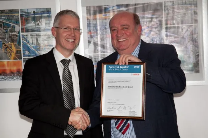 Bild: Erbacher Härtetechnik GmbH zum Preferred Supplier ernannt