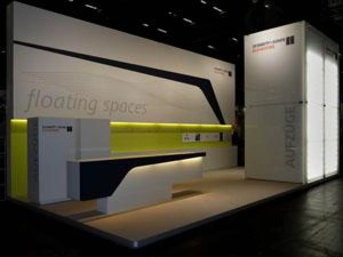 Standdesign-Entwurf von Marius Schreyer Design aus Nürnberg.