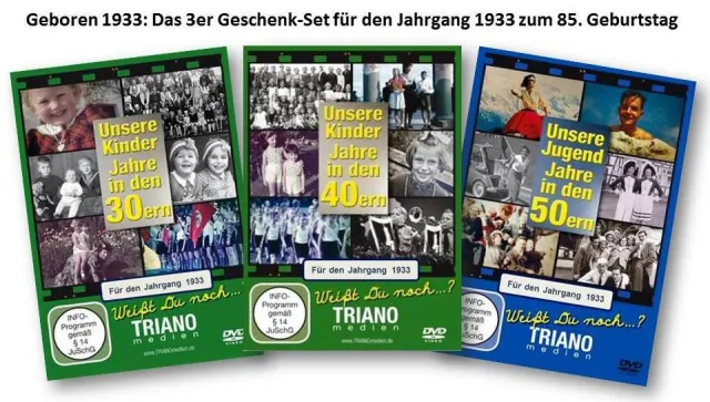 Bild: Juli 2018: Zum 85. Geburtstag: Originelle Geschenkidee mit viel Freude für liebe Menschen vom Jahrgang 1933
