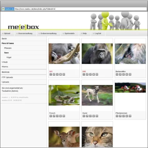 Bild: me[e]box – die neue Online-Dateiverwaltung