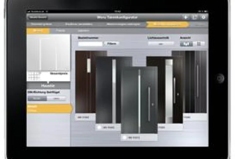 SIC! Software entwickelt den iPad Türen-Konfigurator für die WERU GmbH Bild: SIC! Software entwickelt den iPad Türen-Konfigurator für die WERU GmbH