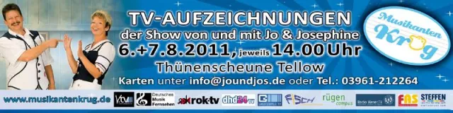 Bild: TV- Aufzeichnungen des "Musikantenkrugs"