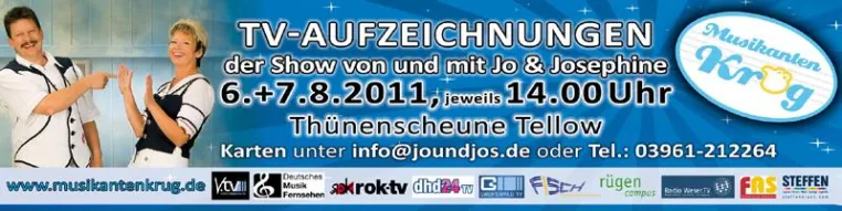 Bild: TV- Aufzeichnungen des "Musikantenkrugs"