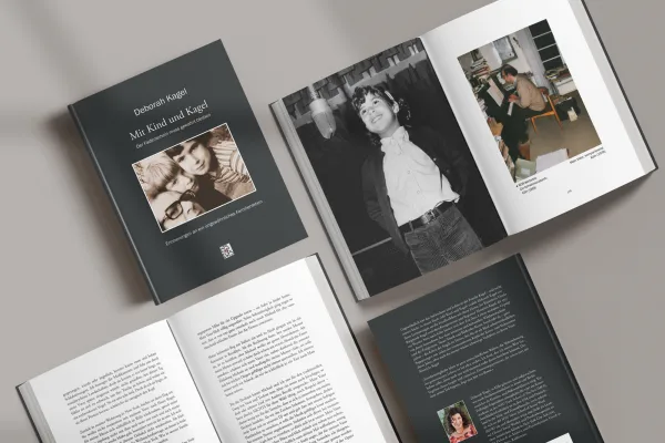 Bild: Deborah Kagel - Mit Kind und Kagel. Der Fadenschein muss gewahrt bleiben. Erinnerungen.