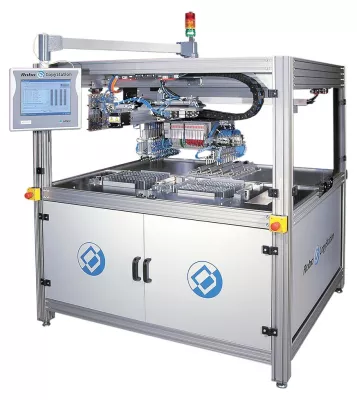 Qualitätssicherung mit altec Robo CopyStation M2 bei Hynix Bild: Qualitätssicherung mit altec Robo CopyStation M2 bei Hynix