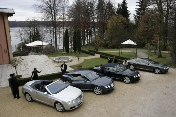 Bild: Bentley Testfahrten am Starnberger See