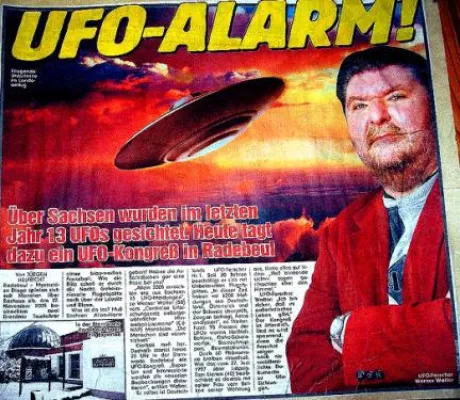 Bild: Für UFOlogen eine echte Provokation:  Ist in Deutschland der UFO-Boom vorbei?