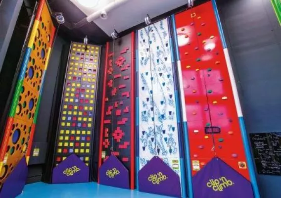 Bild: Gut gesichert hoch hinaus