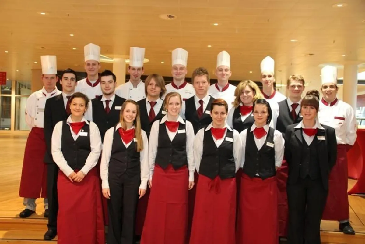Auszubildende im Kongresshotel Potsdam, 2012