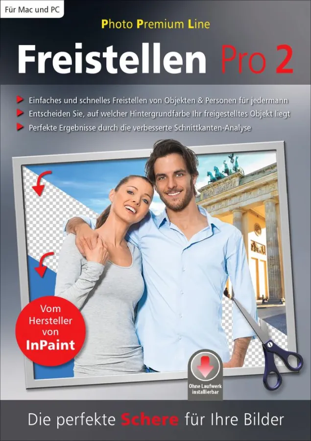 Freistellen Pro 2 stellt beliebige Motive frei