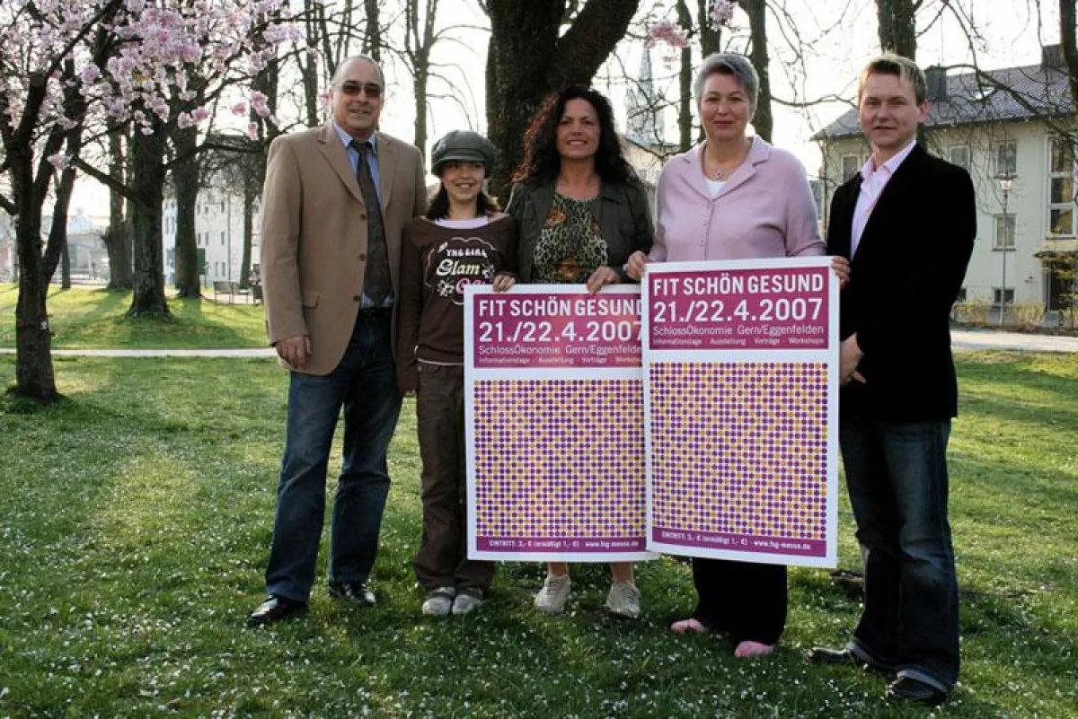 Reiner Otto und Renate Otto Veranstalterpaar aus Deggendorf mit Tochter Isabella, Eva Maria Popp und Christian Maier basic erfolgsmanagement.