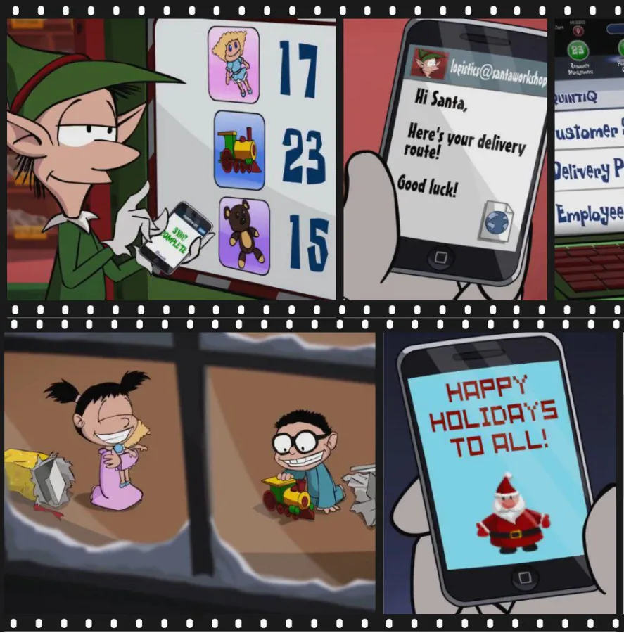 Film: Santa's Optimierte Supply Chain (c) Quintiq GmbH