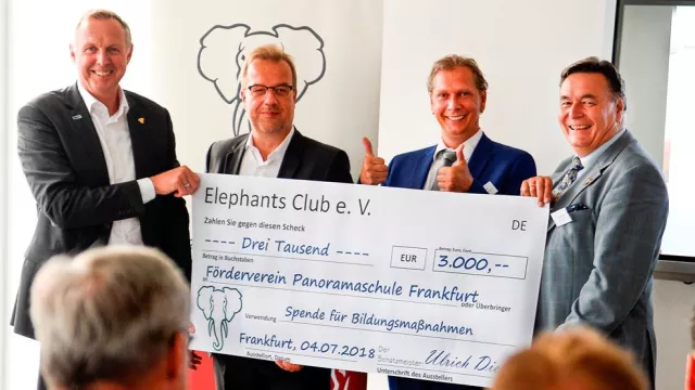 Elephants Club e.V. unterstützt landesweit erstes Medienprojekt der Panoramaschule Frankfurt. Bild: Elephants Club e.V. unterstützt landesweit erstes Medienprojekt der Panoramaschule Frankfurt.