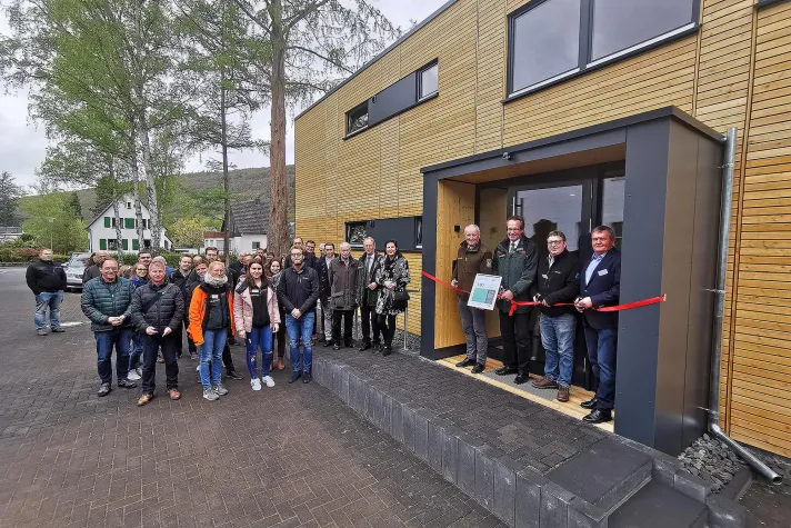 Bild: Innovative Holzbüromodule für das Nationalparkforstamt Eifel