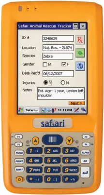 Bild: PDA-Safari – robuster 3,7“ sonnenlichtlesbarer Handcomputer