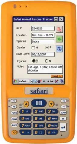 Bild: PDA-Safari – robuster 3,7“ sonnenlichtlesbarer Handcomputer