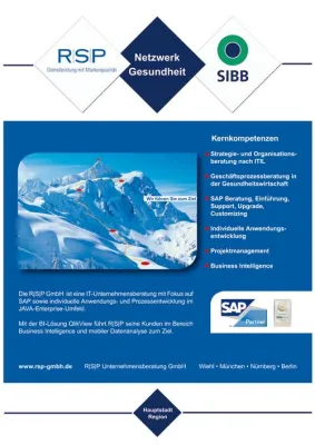 Bild: R|S|P GmbH als Aussteller auf der conhIT