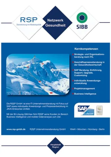 Bild: R|S|P GmbH als Aussteller auf der conhIT
