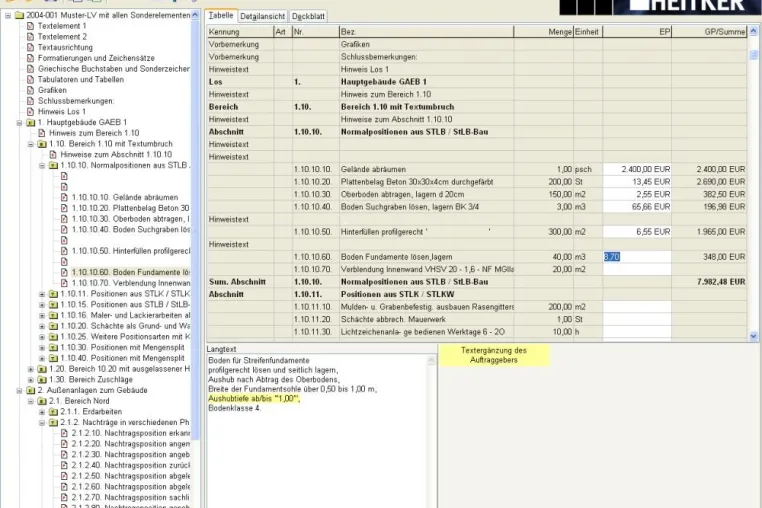 Bild: Kostenlose GAEB - Software ASBwin mit neuer Version