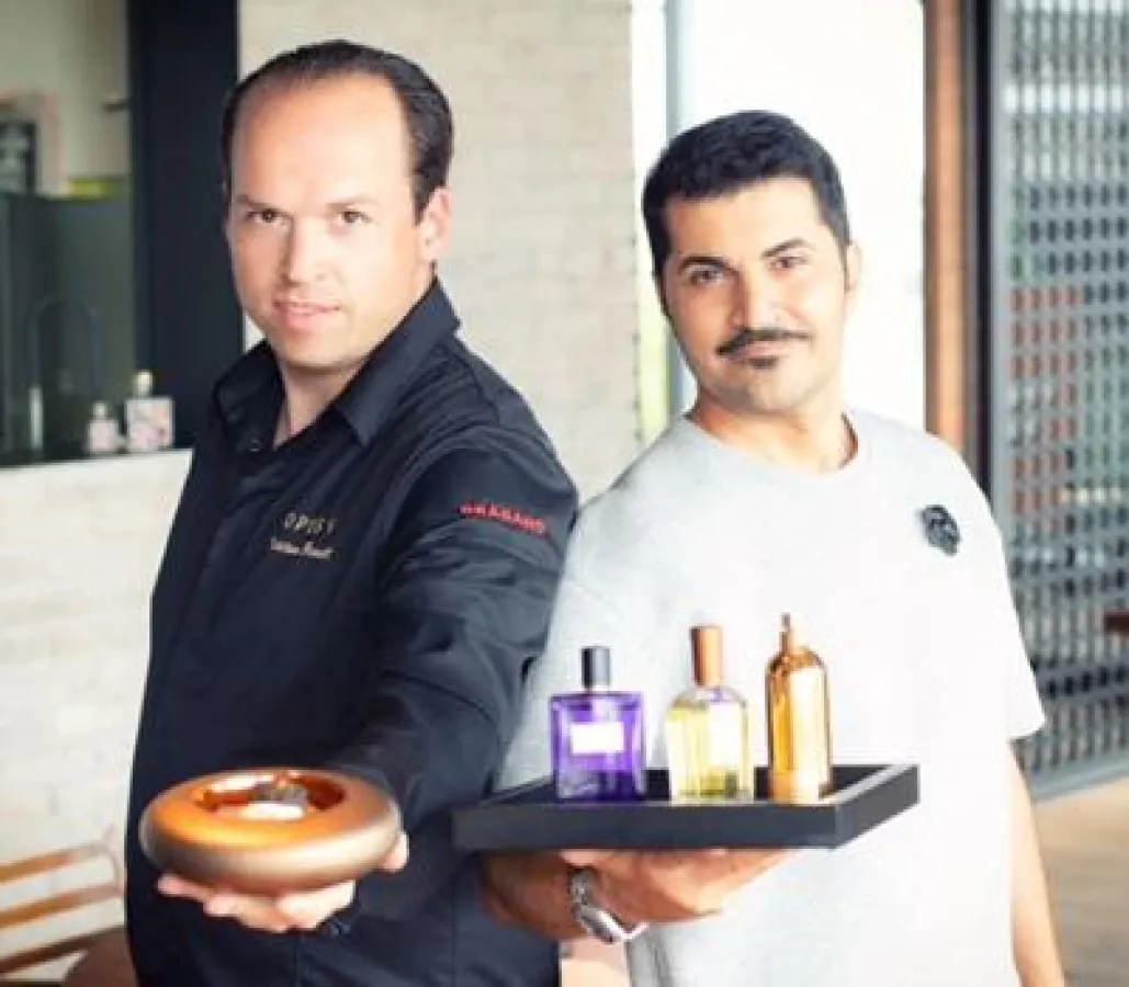 Tristan Brandt (links) und Reza Shari. Foto: Daniel Gold.