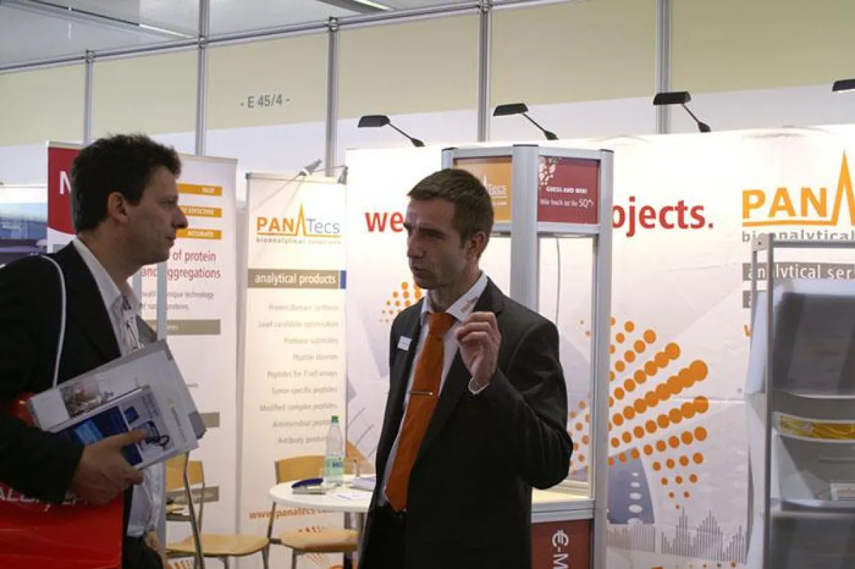 PANATecs präsentierte sich erstmals auf der Biotechnologiemesse BIOTECHNICA in Hannover.