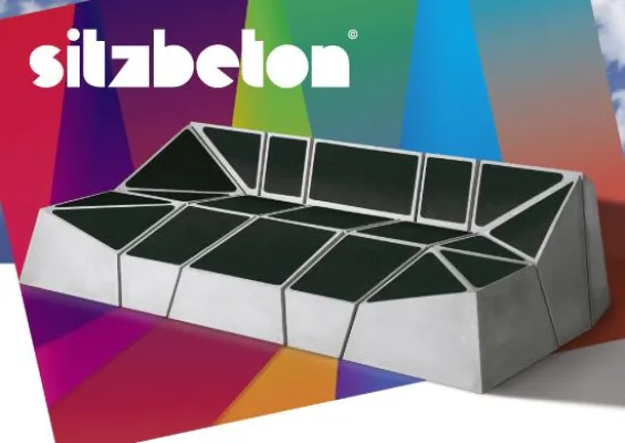 Bild: Sitzbeton - Betongigant und Designbüro entwickeln die neue Generation von urbanen Sitzmöbeln